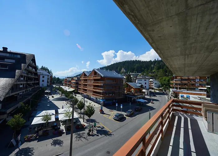 Av De La Gare 4, Rond-point, 4br, Skilift350m! * Кран-Монтана